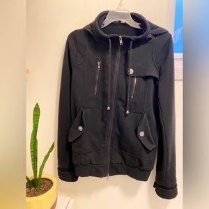 ModCloth black Leipzig hoodie/jacket